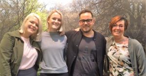 Alice, Anna, Darko & Helen på Kundcenter