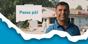 Fazel Eliassi på Pizzeria Ljusstaden.